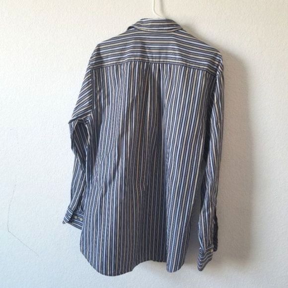 Peter Millar Men’s Multicolor Striped Button-Down Casual Shirt size Large - Picture 2 of 7